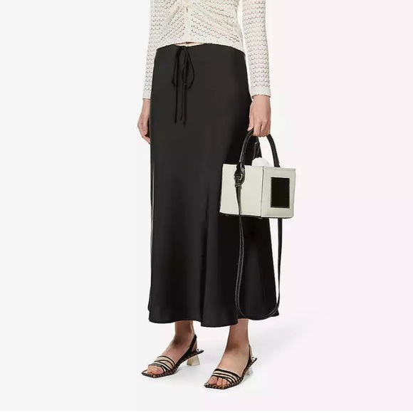 BNWT MUSIER PARIS Romane high-waist satin maxi skirt size FR 38 / size US 6 - Picture 7 of 7